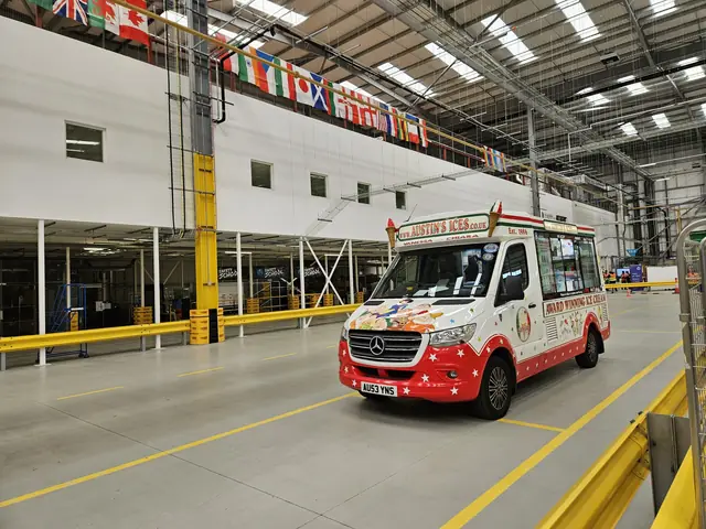 Staff treat inside a distribution warehouse