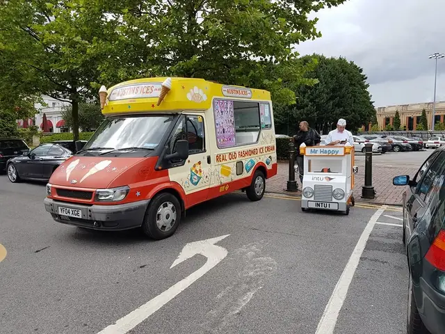 Our van and its mini-me at the Trafford Centre