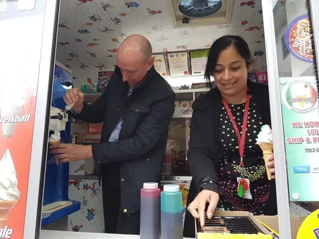 Teachers serving pupils after their SATs